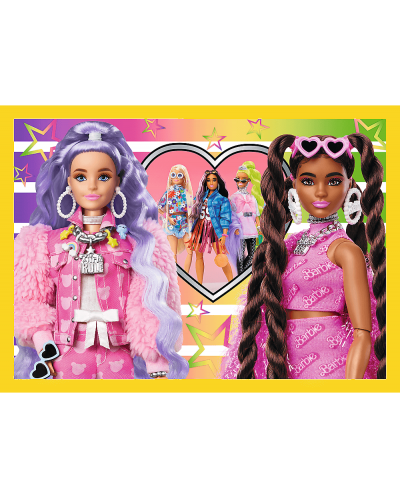 Puzzle Trefl 4 în 1 - Lumea fericită a lui Barbie - 4